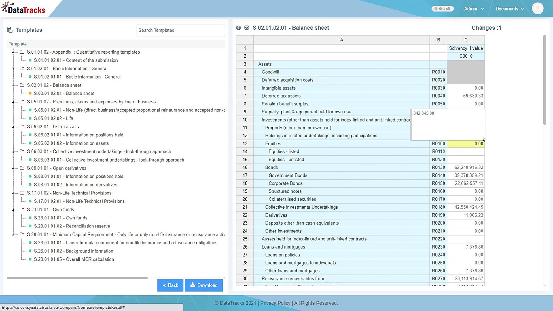 Solvency II Pillar 3 Reporting Software & Services.