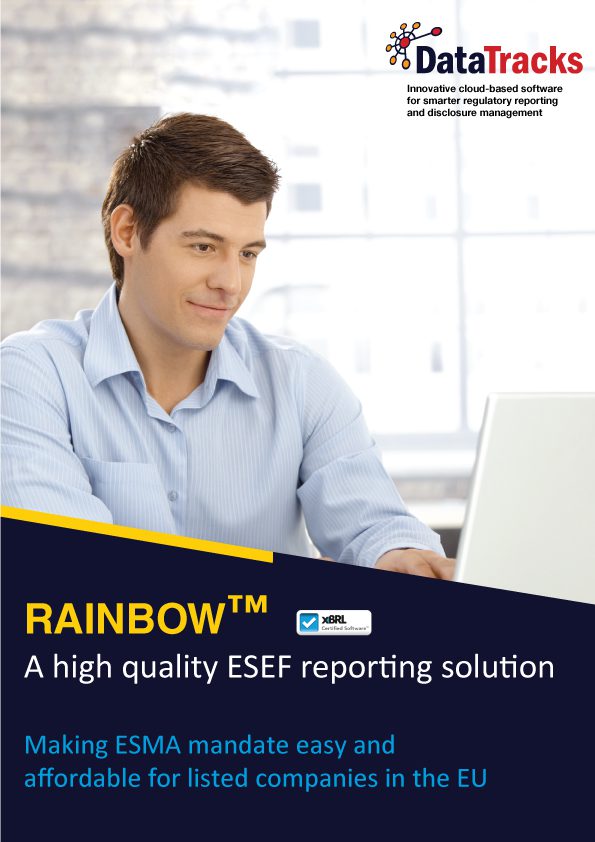 DataTracks Rainbow - ESEF XBRL Reporting Solutions