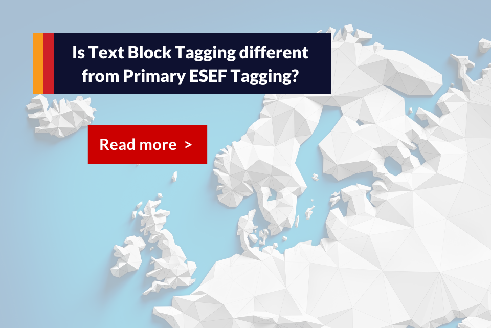 Is Text Block Tagging Different from Primary ESEF Tagging?